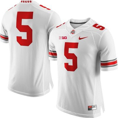 Ohio State Buckeyes Men's Braxton Miller #5 White Authentic Nike College NCAA Stitched Football Jersey SC19N18CF